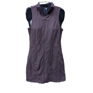 Title Nine Dress XS Passport Ponte Front Zip Comfy Capsule Minimalist Sporty